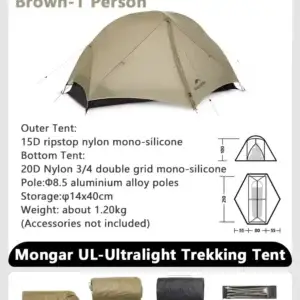 1 Person Tent Ultralight Tent