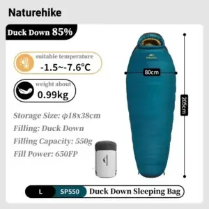 Upgraded Snowbird Duck Down Sleeping Bag 650FP